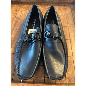 Kenneth Cole New‎ York Mens Leather Loafer Dress Shoe Slip On Black Size 8.5M